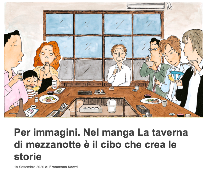 Nel manga La taverna di mezzanotte è il cibo che crea le storie_di Francesca Scotti