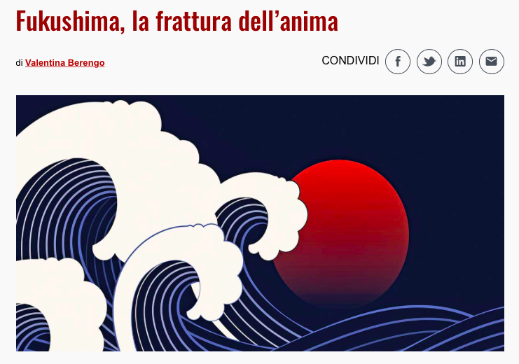 Intervista a Francesca Scotti: Fukushima, la frattura dell’anima